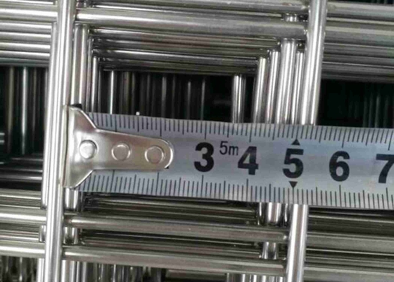 Stainless 304 Astm Welded Steel Wire Fabric 2" Opening 0.078" Diameter