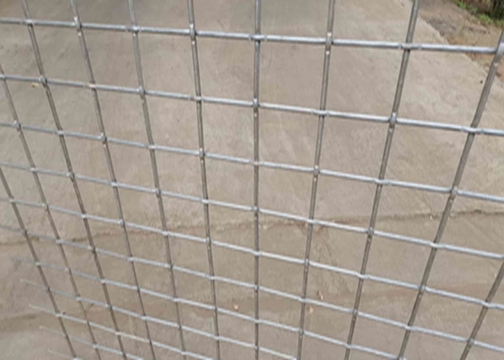 Aluminum Lock Crimped Woven Wire Mesh 3" Opening 1/4" Diameter Wire