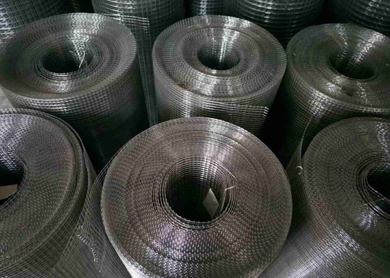 1/4" Opening 0.022" 0.028" 0.032" Stainless Steel Welded Wire Mesh Rolls  Corrosion Proof