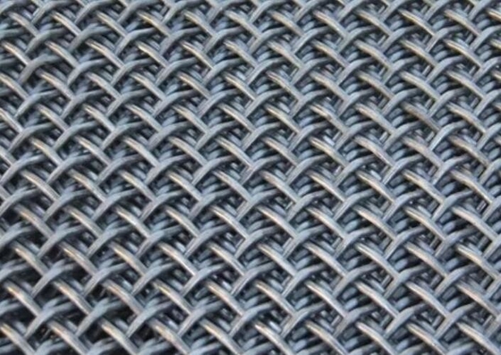Plain Crimped Wire Mesh Stainless Steel And Carbon Steel Material 1mm To 100mm Opening