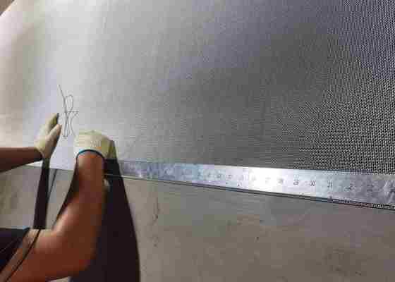 Window Door Stainless Steel Security Screen 304 316 9.5 Mesh Size Powder / PVC Coated