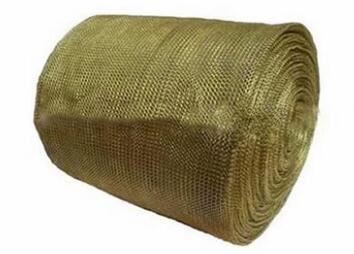 Brass Knitted Wire Mesh For Oil Gas Separation And Filtration
