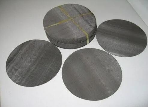 Acciaio inossidabile 304 Extruder Screen Disc Resistenza alle alte temperature Resistenza alla corrosione