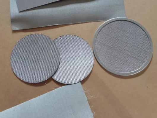 Schermo estrusore in acciaio inossidabile a tessuto piatto superficie piatta con dimensioni accurate