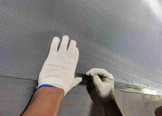 schermo di sicurezza in acciaio inossidabile a finestre scorrevoli 14×14 16×16 dimensione della maglia per appartamento