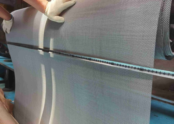 Protezione della sicurezza schermo a maglia metallica a prova di furto Profilo di alluminio tessuto semplice