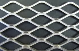 Durable Expanded Metal Screen Mesh Curtain Wall Aluminium 0.4-8mm Thickness