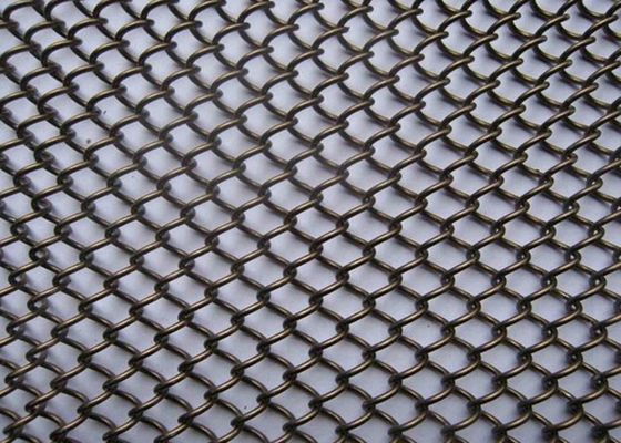 Tipo a spirale metallo decorativo Mesh Screen della tenda S