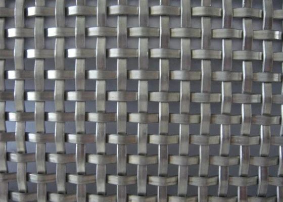 Metallo decorativo tessuto quadrato piano Mesh Stainless Steel o alluminio