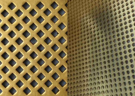Calibro 3 36 a metallo perforato Mesh Copper Brass For Decoration