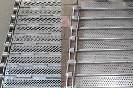 Acciaio inossidabile di superficie convesso Mesh Conveyor Belt 5mm - 20mm