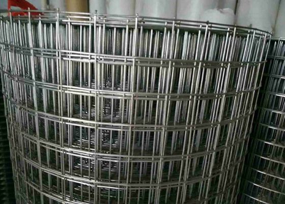 SS304 cavo saldato a 0,5 pollici lucidato Mesh Rolls Bright Silver