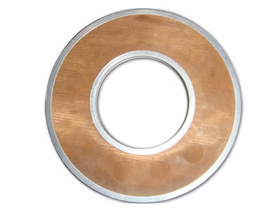 Il disco del filtro dall'anello è composto di rete metallica di filo di rame e di anello perforato del metallo.