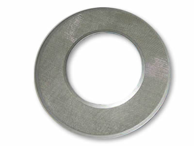 Un'indennità a più strati ingrana il disco del filtro dall'anello di acciaio inossidabile.